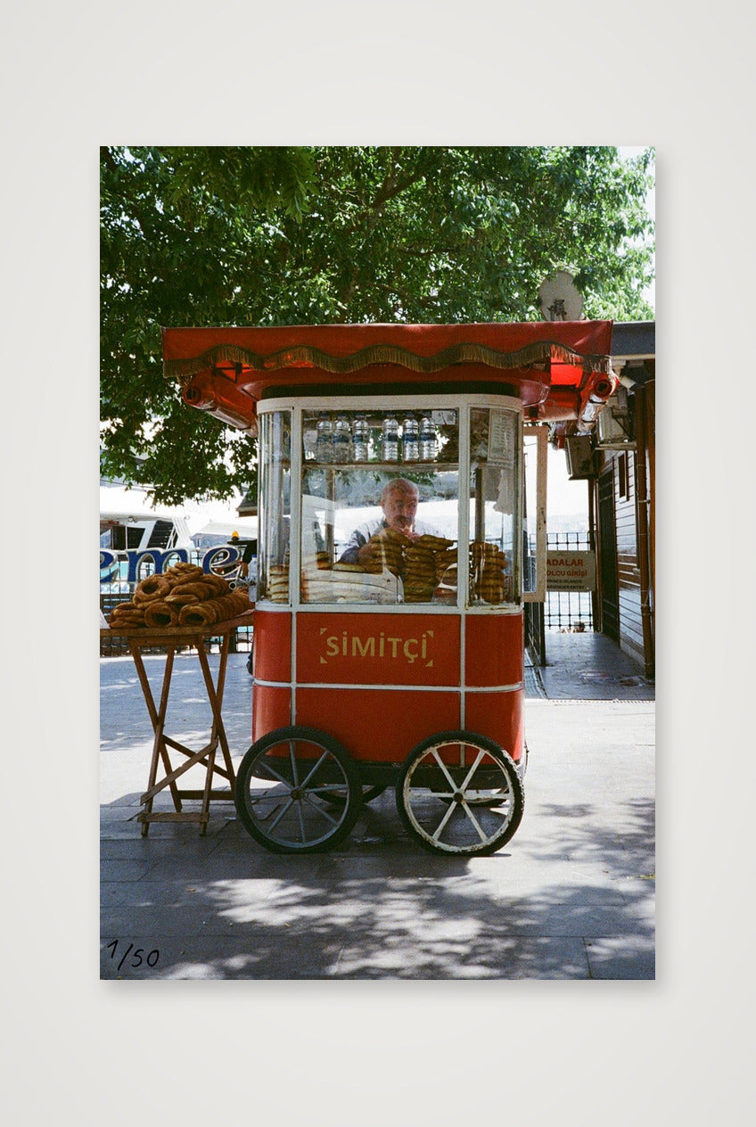 simit seller — 30×45cm, 12×18" Print only